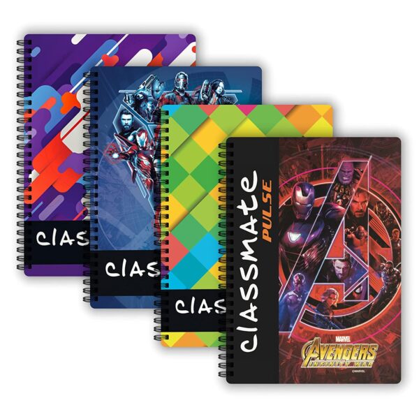 Classmate Pulse Notebook - 250  Pages, Single Line, Wiro binding