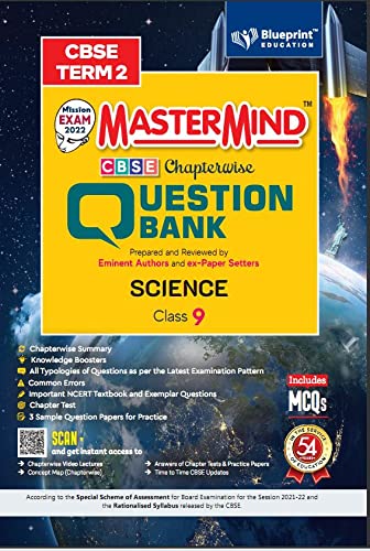 5161bfaaywL Master Mind CBSE Question Bank – Science Class 9 |Term 2 | For CBSE Board (Includes MCQs)