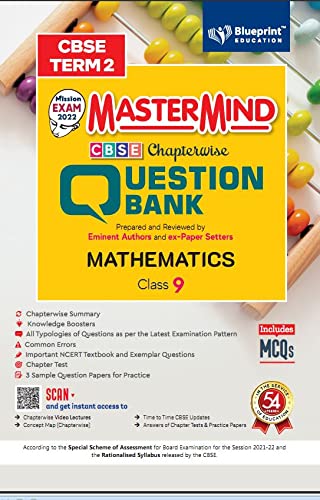 Master Mind CBSE Question Bank –Mathematics Class 9 Term 2 For CBSE Board (Includes MCQs) Master Mind CBSE Question Bank – Mathematics Class 9 |Term 2 | For CBSE Board (Includes MCQs)