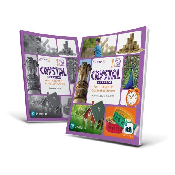 Crystal S-2 G-2 Pearson Crystal Curated : An Integrated Semester Series : Grade-2 (Semester-2)