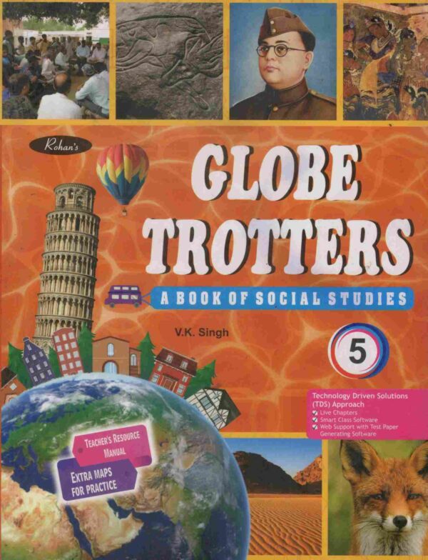 Rohan's : Globe Trotters : A Book Of Social Studies - 5