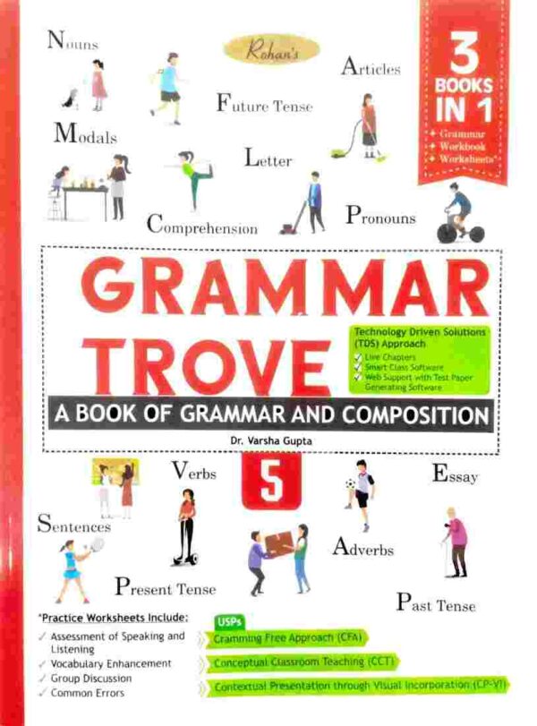 Rohan's : Grammar Trove : A Book Of Grammar And Composition - 5