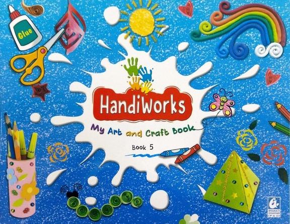 md_9789388704007 Bharati Bhawan : Handiworks My Art And Craft Book : 5