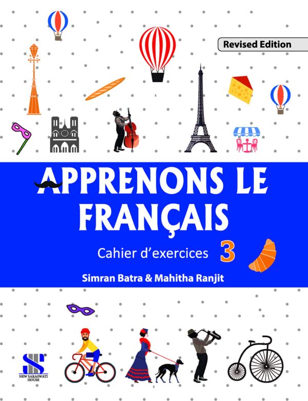 81rN07OTFJL Saraswati : Apprenons Le Francais French Workbook 03: Educational Book
