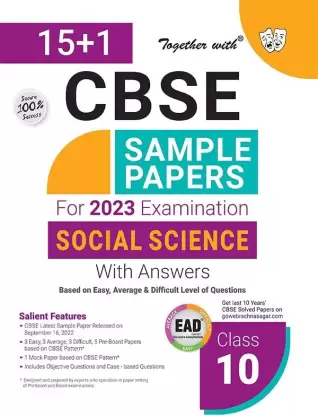 Together With CBSE Sample Paper Class 10 Social Science (EAD) 2023 Board Exam (Based on Latest Exam Pattern 2022-23)  (Paperback, Rachna Sagar)