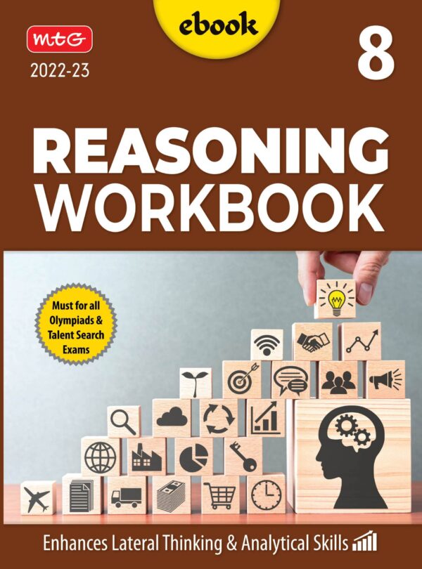 9789355550040 MTG-Reasoning Workbook Enhances Lateral Thinking & Analytical Skills-8 Paperback