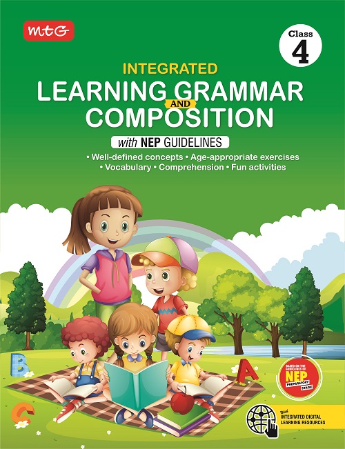 MTG-Integrated Learning Grammar And Composition with NEP Guidelines-4 Paperback