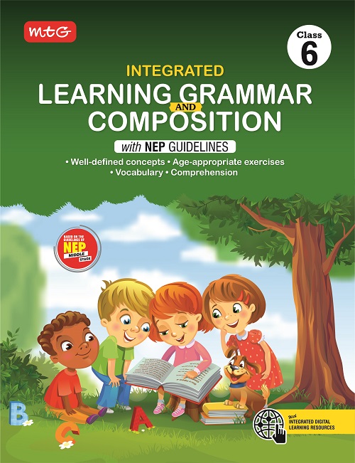 9789355553737 MTG-Integrated Learning Grammar And Composition with NEP Guidelines-6 Paperback