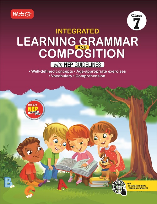9789355553744 MTG-Integrated Learning Grammar And Composition with NEP Guidelines-7 Paperback