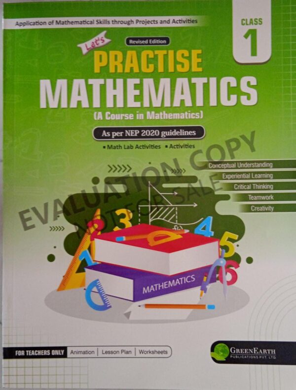 9789382475415(1) Green Earth-Let's Practise Mathematics A Course in Mathematics-1