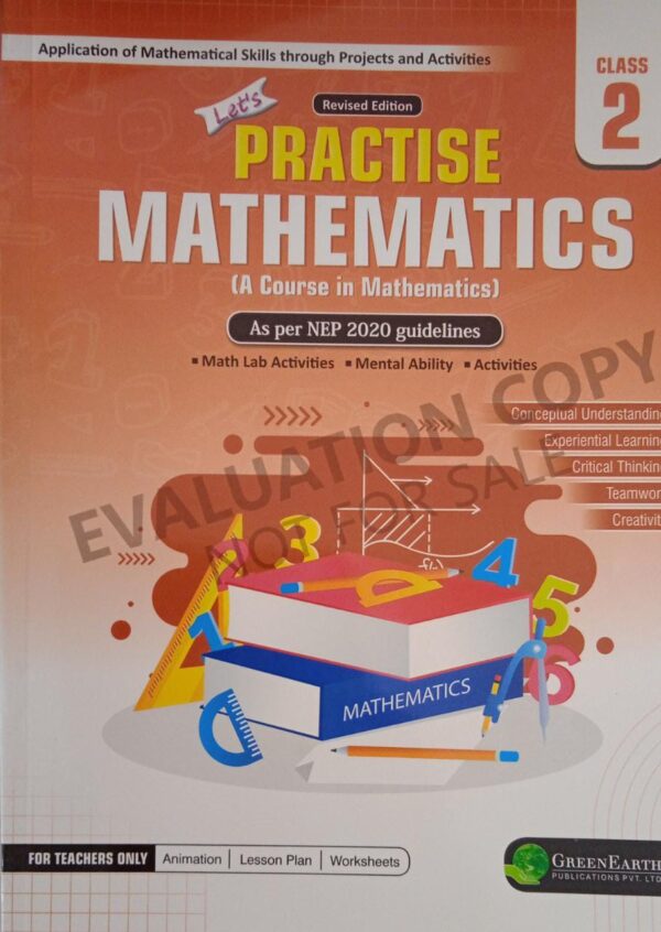9789382475422(2) Green Earth-Let's Practise Mathematics A Course in Mathematics-2