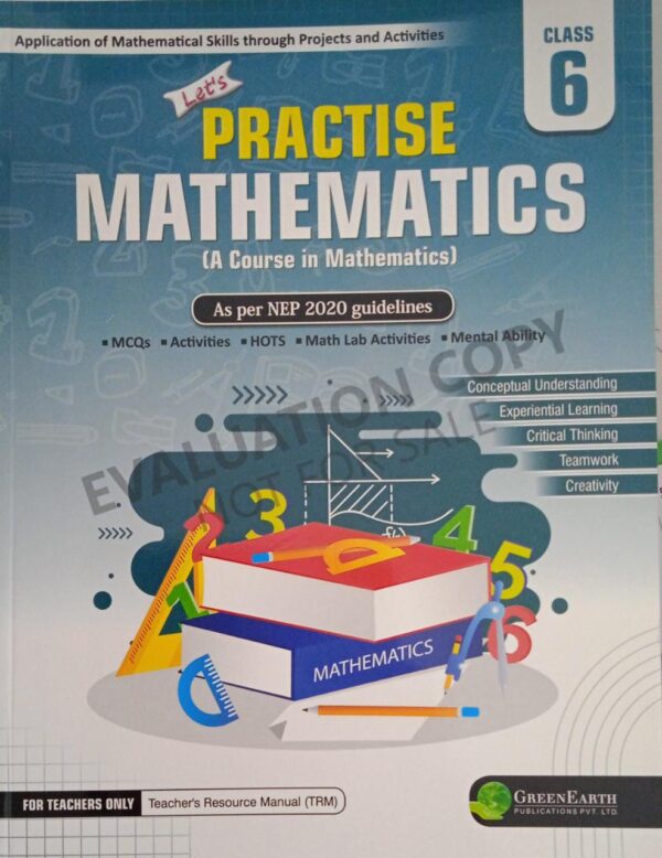 9789382475460(6) Green Earth-Let's Practise Mathematics A Course in Mathematics-6
