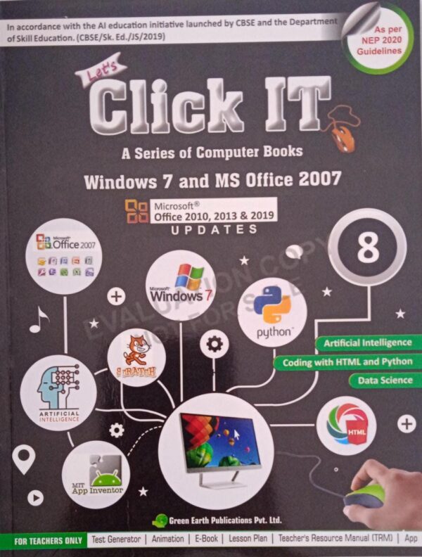 9789387634077(8) Green Earth-Let,s Click It A Series of Computer Books-8