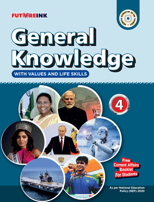 9789391346836(4) Futureink-General Knowledge With Values And Life Skills-4 Paperback