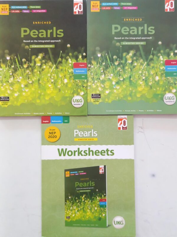 ukg 1&2 Ratna Sagar : Enriched Pearl Semester 1&2 Class-UKG(As Per NEP 2020)