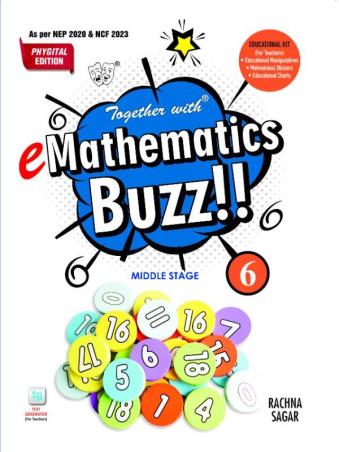 e-Mathematics-Buzz-6 Rachna Sagar : Together with Mathematics Buzz for Class-6 Paperback