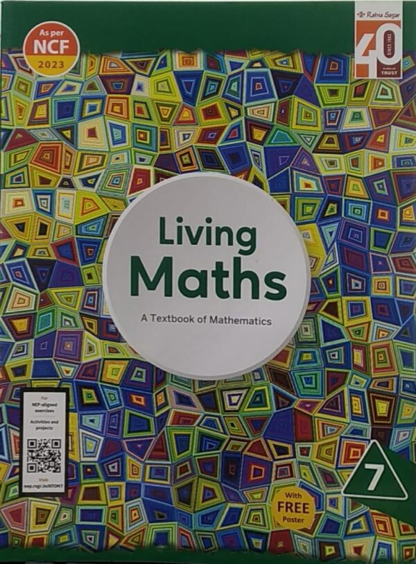 living maths 7 Ratna Sagar Living Maths Class 7 (Edition 2023)