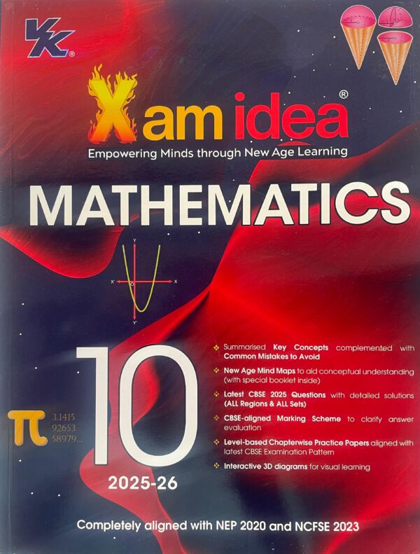 math- 10 VK Xam Idea Mathematics 2025-26- 10th